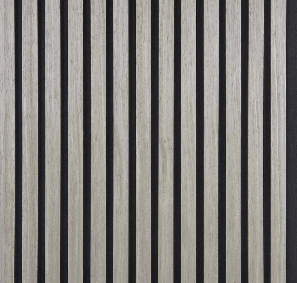 Nordive™ Acoustic Slat Panel — Smoked Oak (2.7 m × 1.10 m)